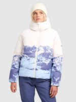 4F Kurtka narciarska membrana 5000 damska - multikolor XS-wyprzedaż