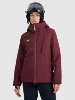 4F Kurtka narciarska membrana 8000 damska - burgundowa M-wyprzedaż