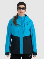 4F Kurtka trekkingowa membrana 10000 damska - niebieska XS-wyprzedaż