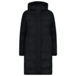 Długa kurtka puchowa z kapturem damska CMP-wyprzedaż
