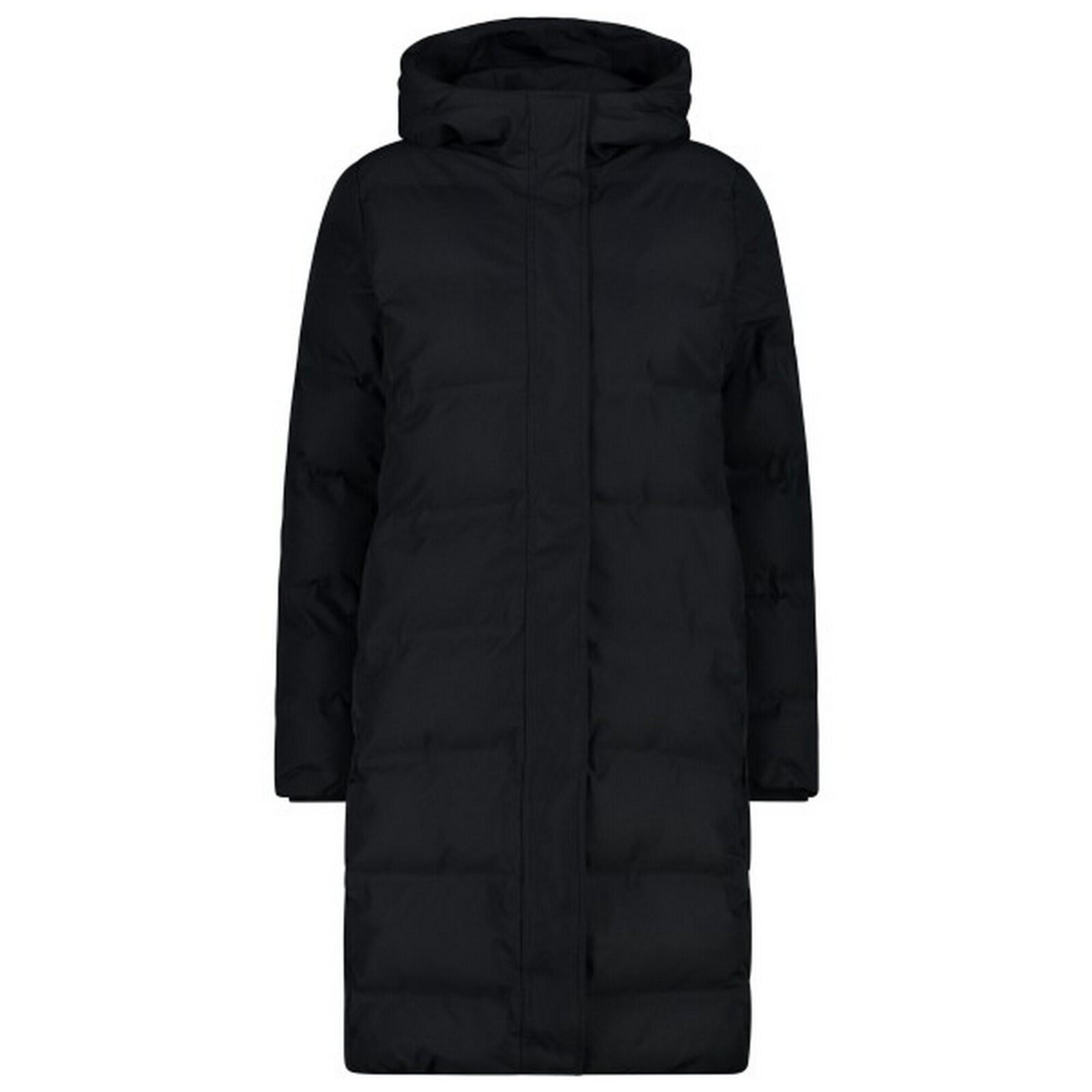 Długa kurtka puchowa z kapturem damska CMP-wyprzedaż