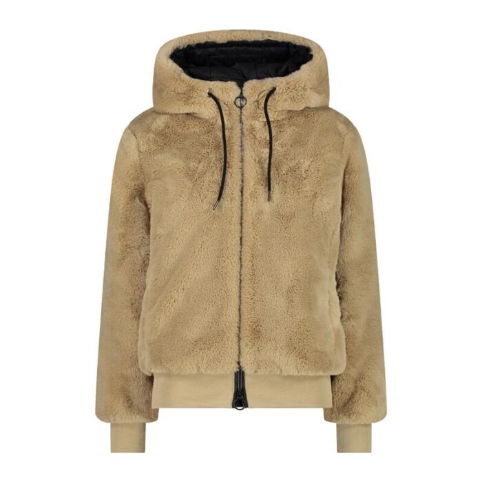 Kurtka Damska Zimowa CMP 32K0316 OCIEPLANA Brązowa-wyprzedaż