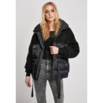 Kurtka damska Urban Classics sherpa mix puffer-wyprzedaż