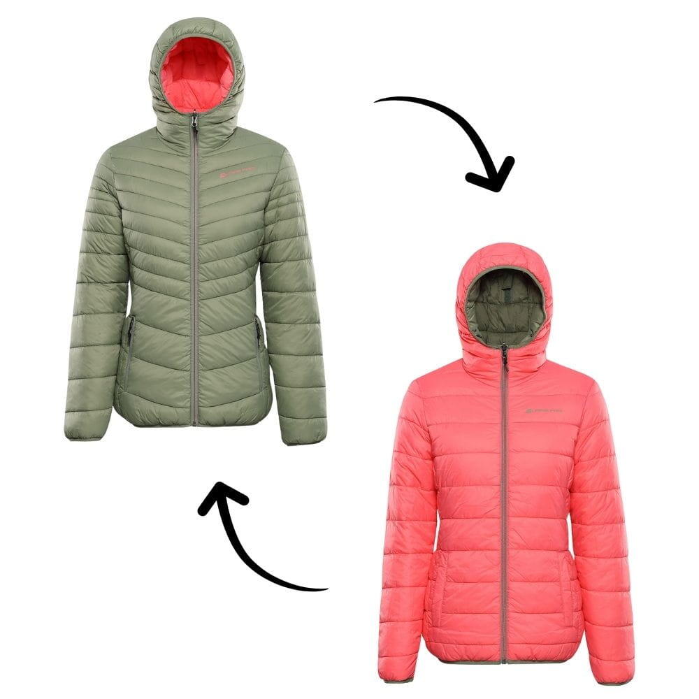 Kurtka damska ocieplana dwustronna Alpine Pro Eroma-wyprzedaż