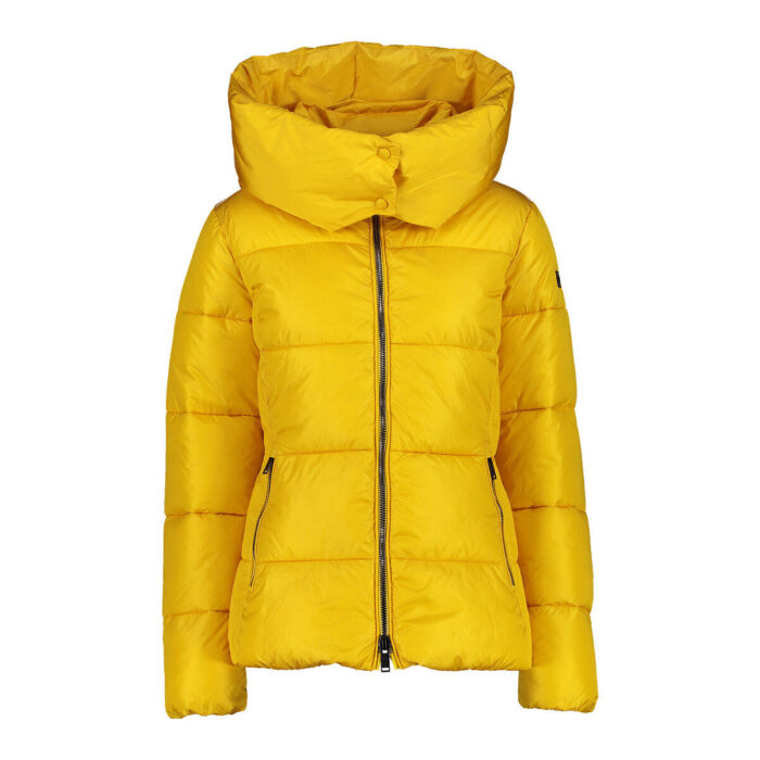 Kurtka puchowa z kapturem na zamek błyskawiczny damska CMP-wyprzedaż