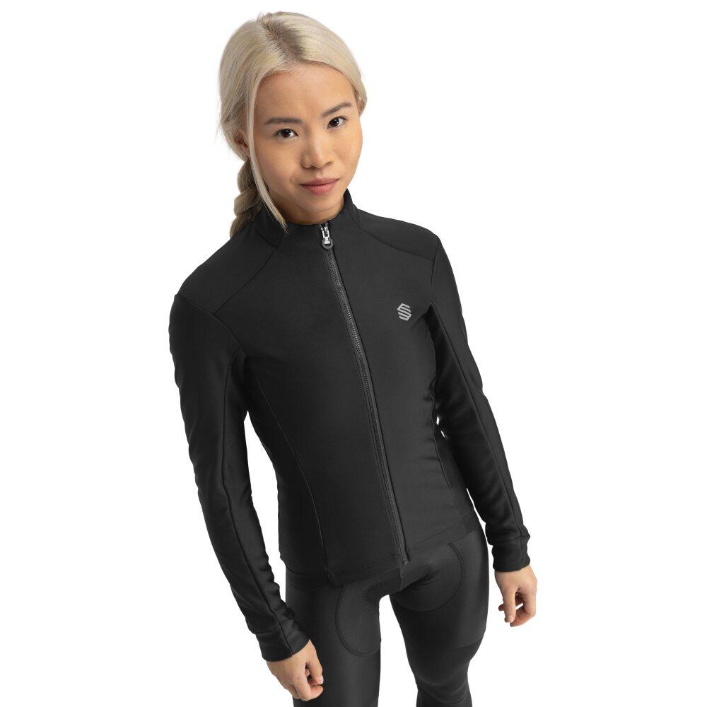 Kurtka rowerowa softshell damska J1 Vermont-wyprzedaż