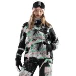 Kurtka snowboardowa damska W1-W Crest-wyprzedaż