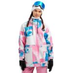 Kurtka snowboardowa damska W1-W Holi-wyprzedaż