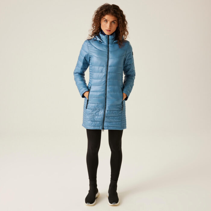 Kurtka turystyczna damska Andell III pikowana-wyprzedaż