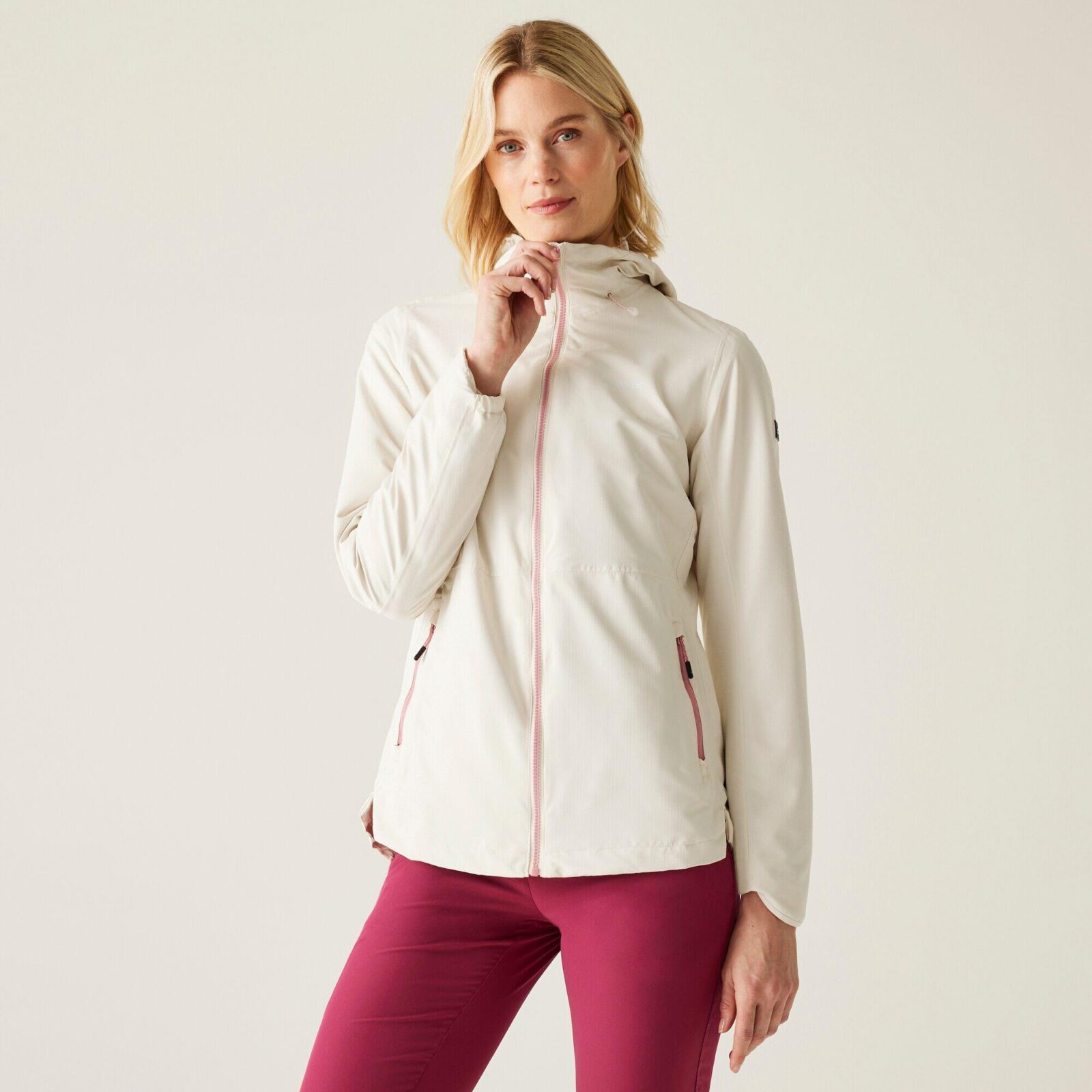 Kurtka turystyczna przeciwdeszczowa damska Hamara IV wodoodporna-wyprzedaż