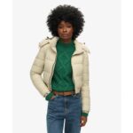 Kurtka z kapturem Crop Hooded Fuji-wyprzedaż