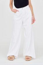 7 FOR ALL MANKIND Białe jeansy damskie Zoey-wyprzedaż