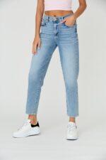 7 FOR ALL MANKIND Błękitne jeansy damskie MALIA LUXE VINTAGE MUST-wyprzedaż