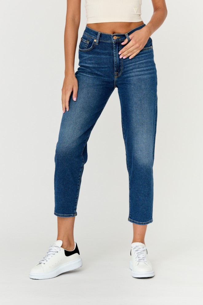 7 FOR ALL MANKIND Granatowe jeansy damskie MALIA LUXE VINTAGE BLUEPRINT-wyprzedaż