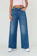 7 FOR ALL MANKIND Granatowe jeansy damskie Zoey Explorer-wyprzedaż