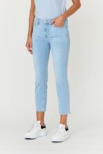 7 FOR ALL MANKIND Jasne jeansy damskie Wind Catcher-wyprzedaż