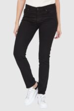 7 FOR ALL MANKIND Lekkie czarne jeansy Roxanne BAIR ECO RINSED BLACK-wyprzedaż