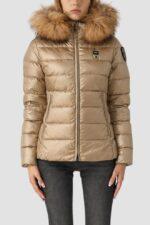 BLAUER Brązowa kurtka damska Arcadia Short Jackets