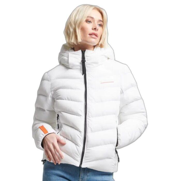 Damska kurtka z kapturem Superdry Microfibre-wyprzedaż