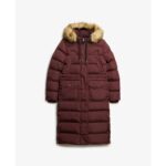 Długi płaszcz z sztucznego futra dla kobiet Superdry Everest-wyprzedaż