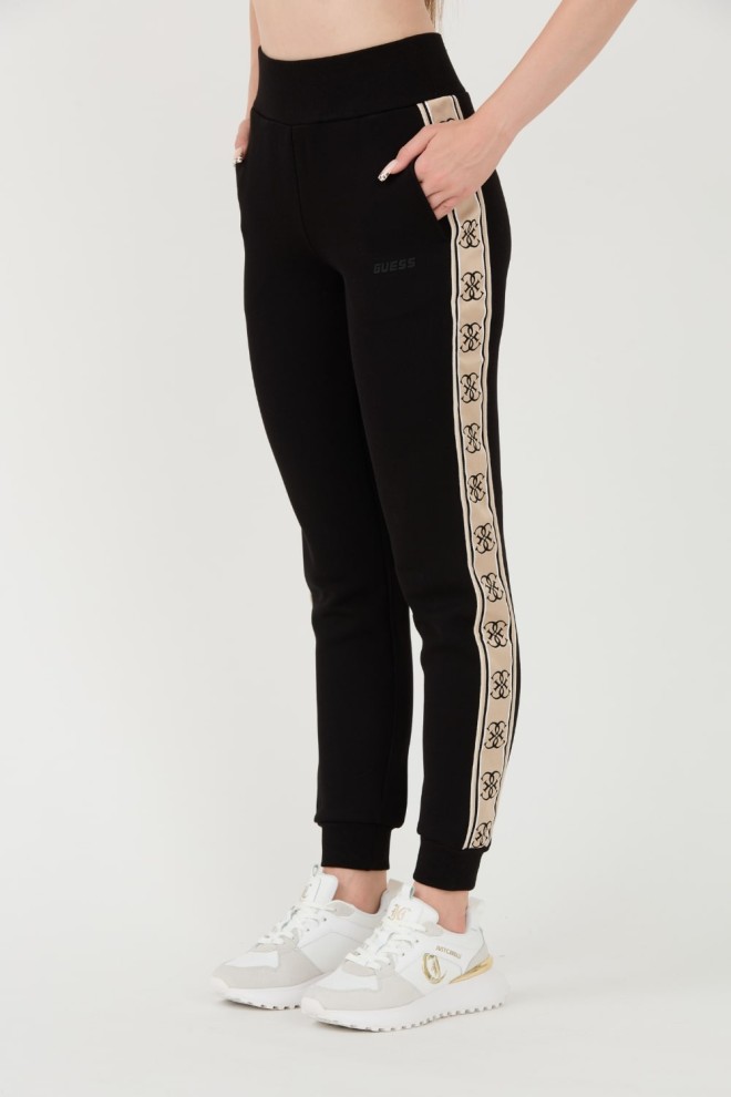 GUESS Czarne damskie spodnie dresowe Britney Jogger