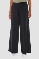 GUESS Czarne damskie spodnie dresowe Olympe Wide Leg