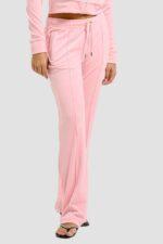 JUICY COUTURE Różowe damskie spodnie dresowe Tina Trackpants