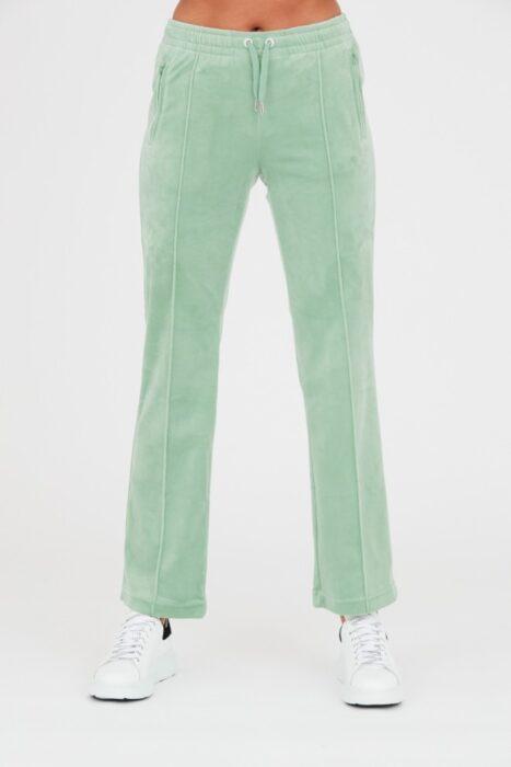 JUICY COUTURE Seledynowe damskie spodnie dresowe Tina