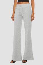 JUICY COUTURE Szare spodnie dresowe damskie Layla Low Rise
