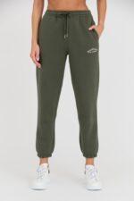 JUICY COUTURE Zielone damskie spodnie dresowe Recycled Wendy Jogger