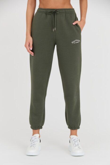 JUICY COUTURE Zielone damskie spodnie dresowe Recycled Wendy Jogger
