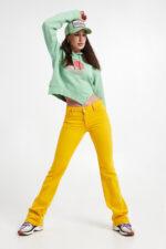 Jeansy damskie Flare DSQUARED2-wyprzedaż