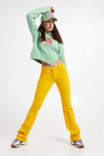 Jeansy damskie Flare DSQUARED2-wyprzedaż