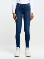 Jeansy damskie push up niebieskie Amela 359-wyprzedaż