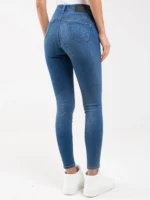 Jeansy damskie push up niebieskie Mariella High Waist 458-wyprzedaż