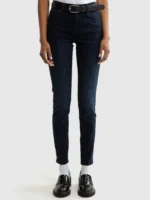 Jeansy damskie skinny granatowe Adela 730-wyprzedaż