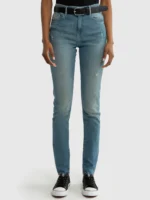 Jeansy damskie skinny niebieskie Adela 172-wyprzedaż