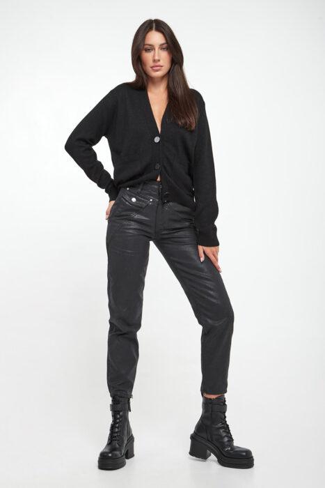 Jeansy damskie woskowane ARMANI EXCHANGE-wyprzedaż