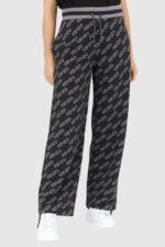 KENZO Czarne spodnie dresowe damskie w logo