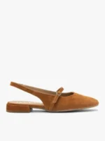 Rude czółenka slingback-wyprzedaż